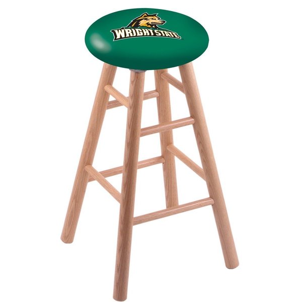Holland Bar Stool Co Oak Counter Stool, Natural Finish, Wright State Seat RC24OSNat